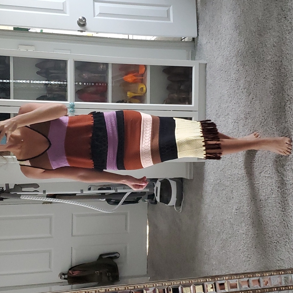 Crochet skirt set size